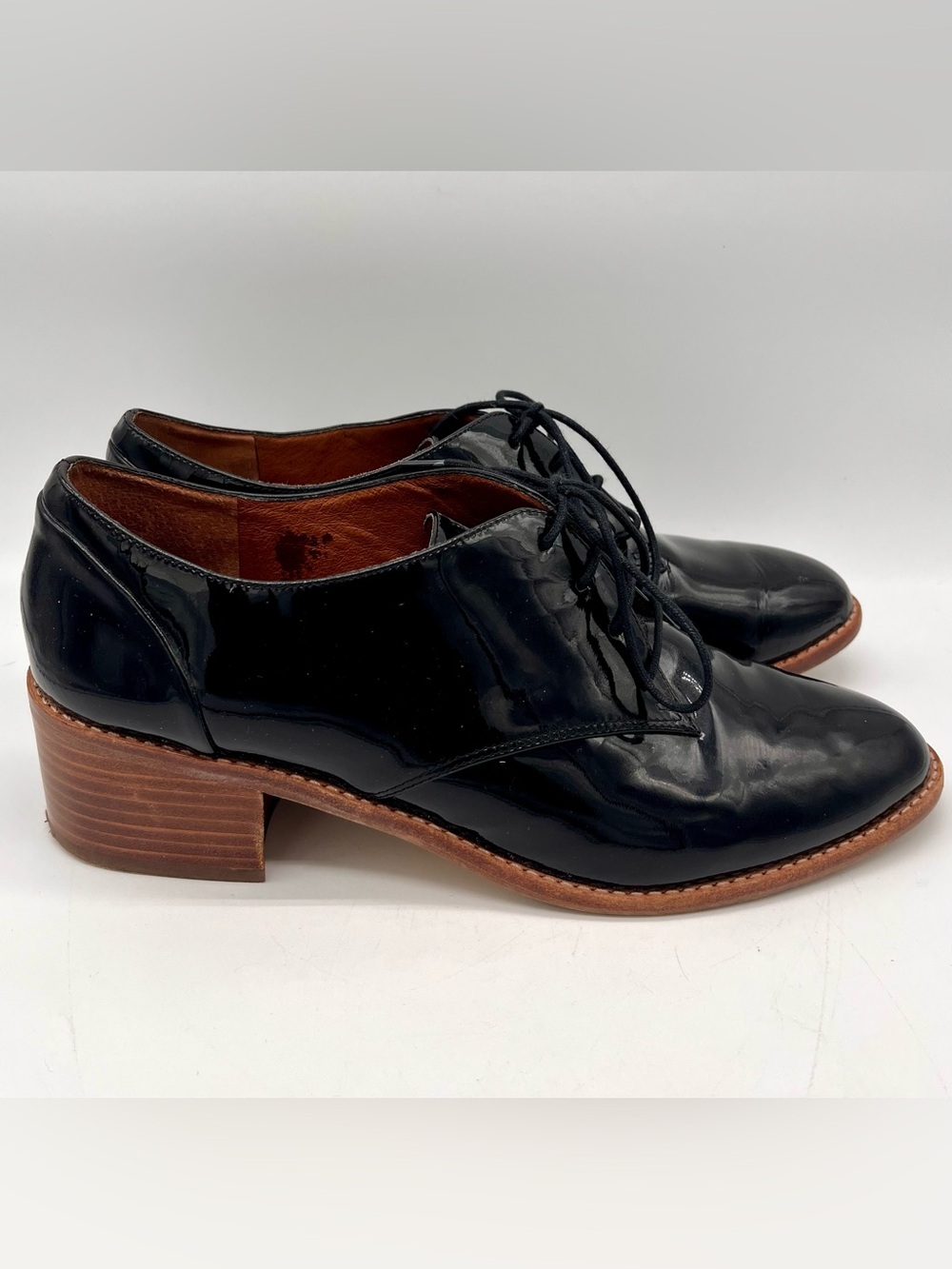 Louise et Cie Fernanda Patent Leather Oxford Flats 9.5